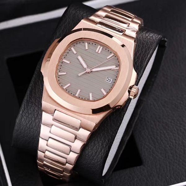 

2019 automatic machinery 39mm luxury watch men sweeping movement good watch watch model no battery watches 203, Slivery;brown