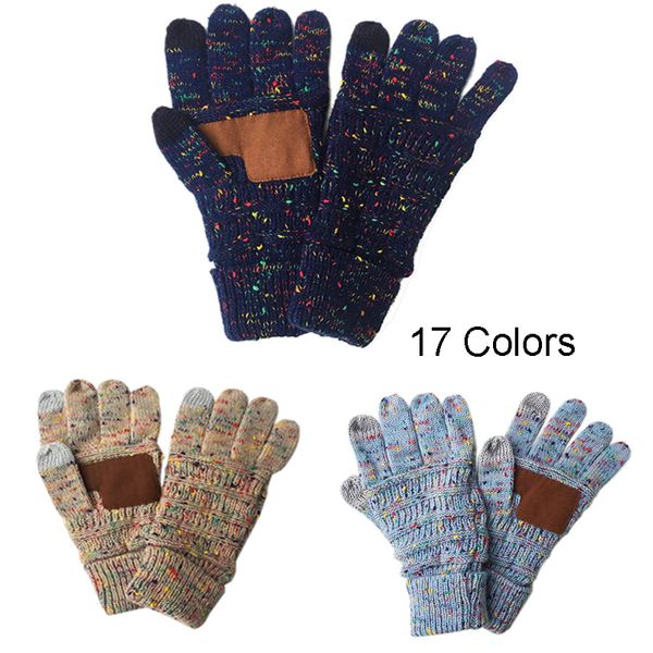 

2019 winter gloves touch screen women men mittens fashion handschoenen guantes de invierno mujer rekawiczki full finger gloves, Blue;gray