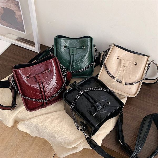 

2019 новый уникальный модельер ковш сумки марка цепи плеча сумки высокого качества женщины кошелек и сумки