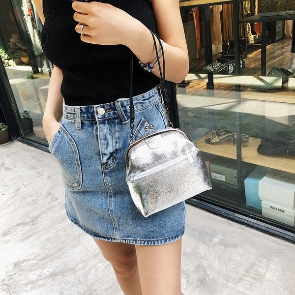 

2020 new women's diagonal bag korean version of the solid color chain ladies shell bag fashion wild ladies crossbody