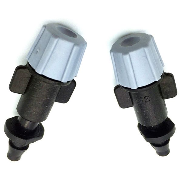 

100 gray nozzles, greenhouse irrigation equipment, gardening automatic watering device nozzle humidification sprayer