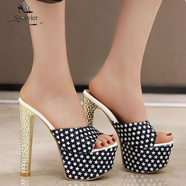 

dress shoes sgesvier women high heels sandals 2021 summer red thick heel peep toe fashion party wedding woman size 31-48, Black