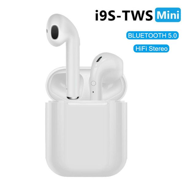 

bluetooth earphone mini headphone wireless earbuds sport bluetooth headset with charging box mic for smart phone