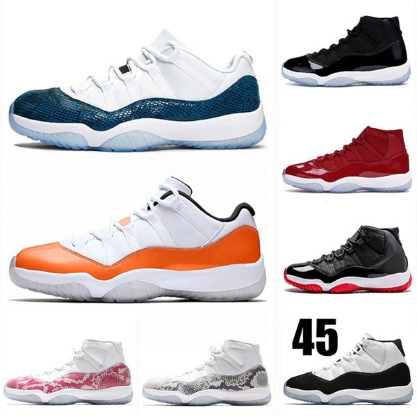

low basketball shoes for mens traienrs concord 11 snakeskin navy blue orange trance space jam bred high unc womens sneakers size 36-47