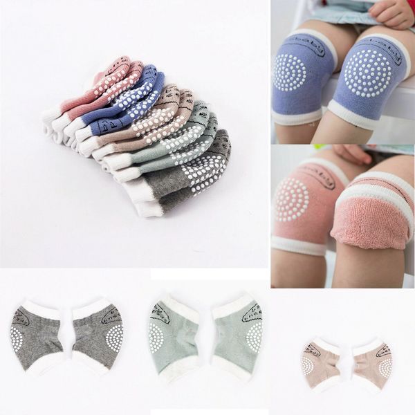 

baby kids toddler safety crawling elbow cushion infants knee pads protector, Black;gray