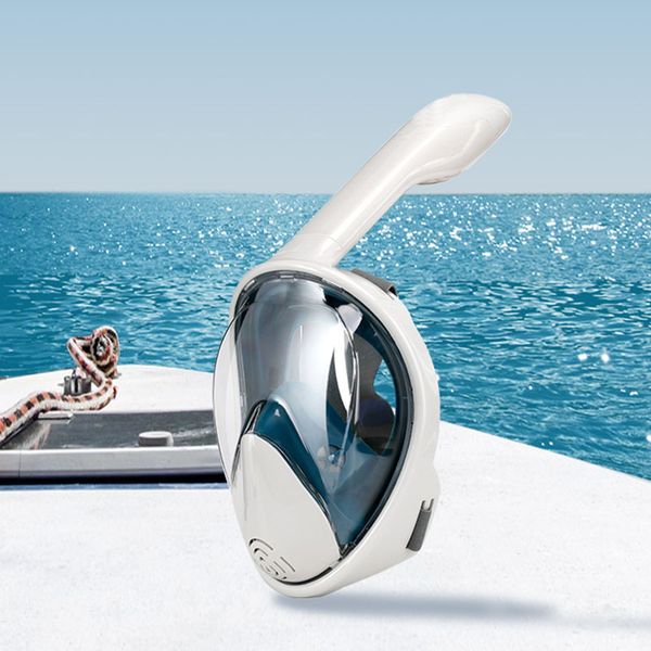 

diving masks 2021 full face scuba mask anti fog goggles with camera mount underwater wide view snorkel swimming for youth