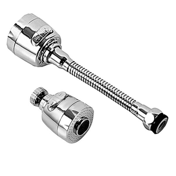 

2 mode 360 rotary kitchen faucet aerator adjustable filter for water saving extender faucet nozzle