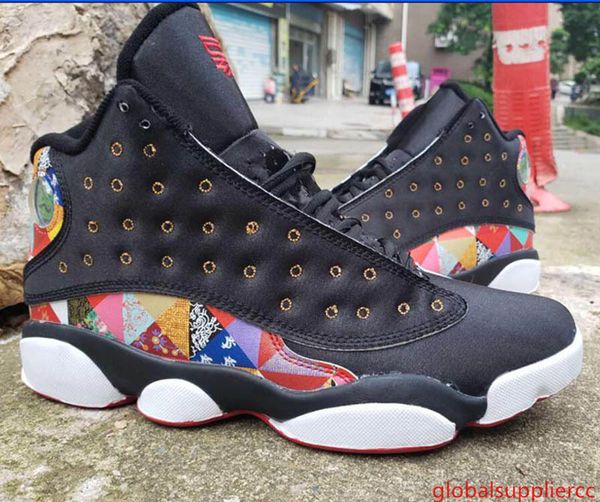 

chinese new year 13 basketball shoes mens chicago white red luxury designer shoes cny retro sneakers 13s designer shoes 7-13
