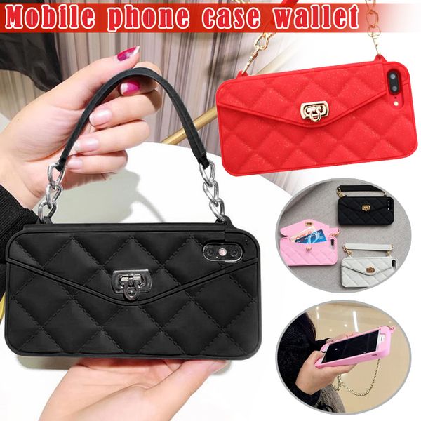 

Мода бумажник чехол для iPhone XS Max XR X 10 8 7 6s 6 Plus 11 Pro Слот Макс Мягкая силиконовая карт