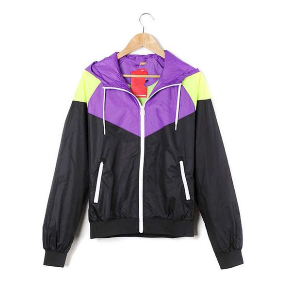 

purple red luxury mens women designer jackets fall thin woman windbreaker sportswear waterproof fabric sports jacket fashion zipper hoodie, Black;brown