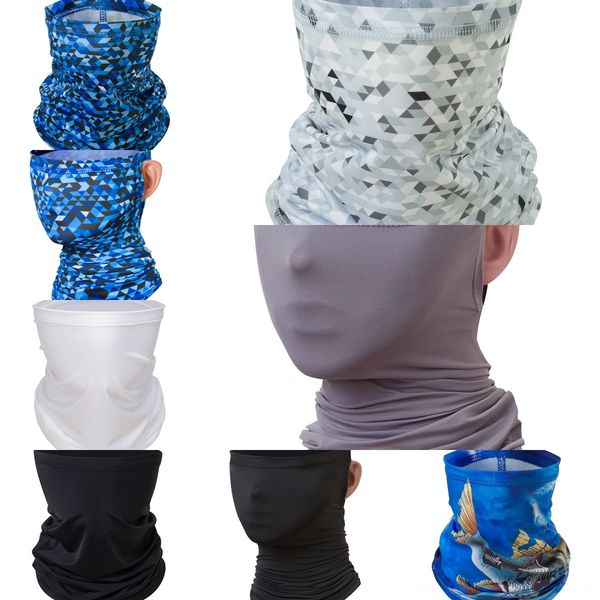 

m6mga women men full scarf motorcycle neck tube warmer biker soft scarf wind function bands face mask head hot, Black