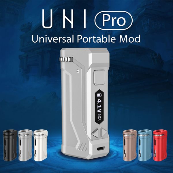 

100% оригинал Yocan UNI Pro Vape Box Mod Kit 650mA подогрев батареи электронная сигарета Vape Pen подходит для всех картриджей Vape с зарядным устройством Micro USB