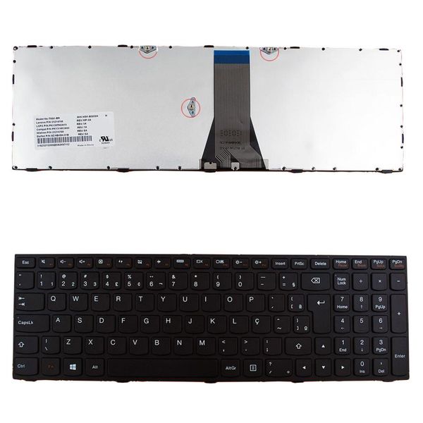 

replacement portuguese portable keyboard for lenovo g50-70 g50-45 b50, black