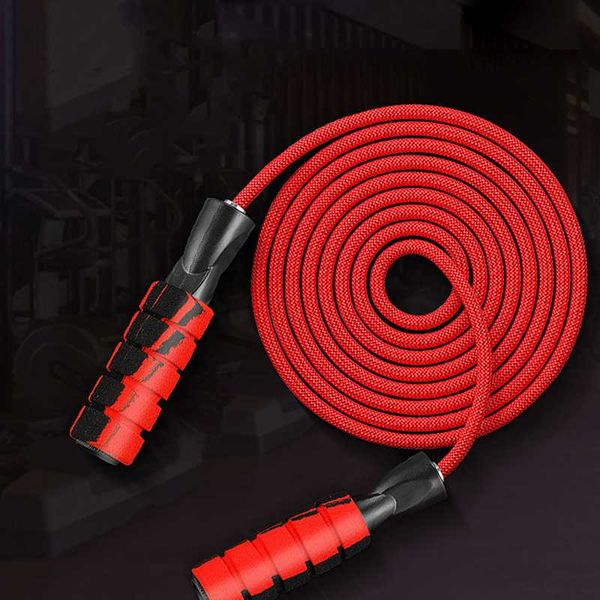 

3m high speed skipping rope jump rope crossfit double bearing weight-bearing cotton nylon jump adjustable