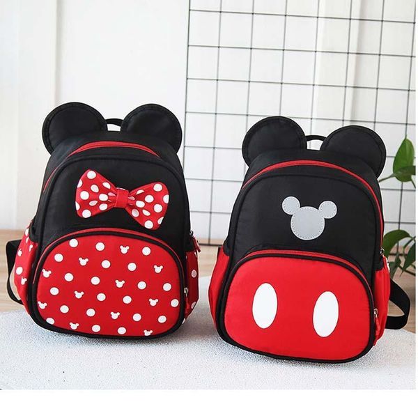 

nicegift 2pcs 2019 new mouse backpack female mini bag women's backpack sweet bow teen girls backpacks schoolbags lady bag shoulder bag