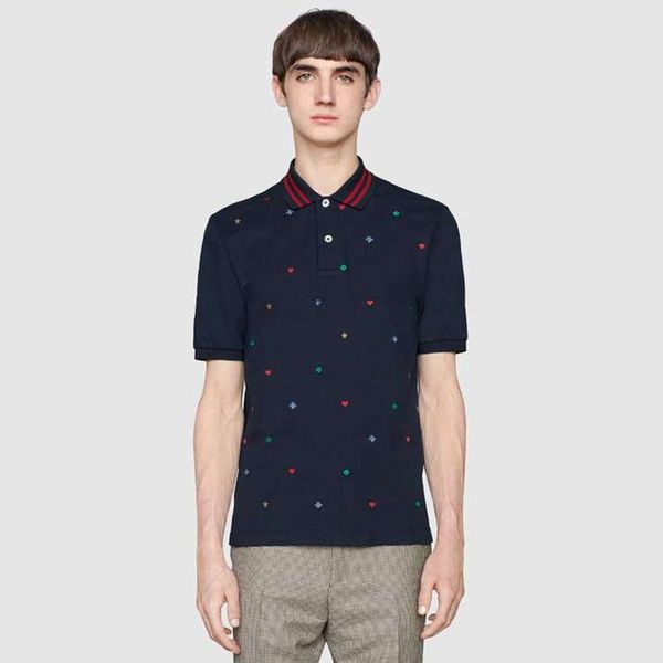 

пчела дизайнер поло рубашки мужские моды бренд одежды короткий рукав calssic роскошный футболки высокого качества бизнеса вскользь женщин ве, White;black