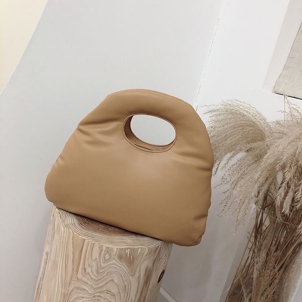 

fashionable new design shell handbag soft bag new down bag in autumn and winter