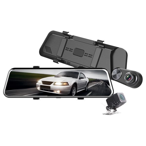 

f960 1080 p 10 rearview mirror streaming traffic recorder new press dual lens car camera intelligent hd recorder car dvr