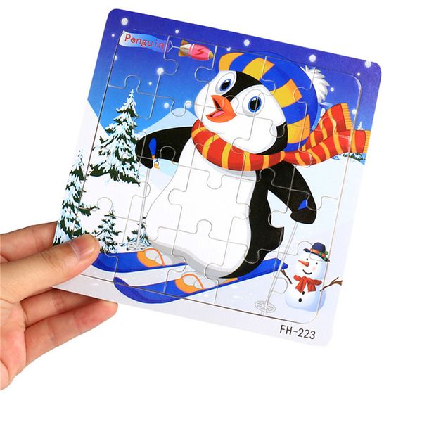 

wooden 3d puzzle cartoon pattern puzzles educational developmental toddler kids training toys jigsaw cute juegos educativos a20