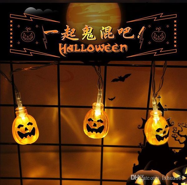 

kawaii kawaii 5styles pumpkin 10 led string lights halloween decorate lights warm white home decoration accessories