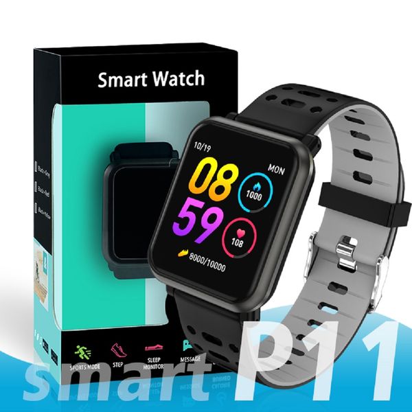 

p11 smart watch fitness tracker reloj inteligente sport hart rate pk n88 smartwatch pk smartwatch dz09