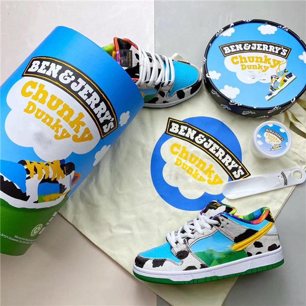 

2020 ben x sb dunk low jerrys chunky dunky f&f packaging mens white lagoon pulse-black-university gold running shoes outdoor sneakers
