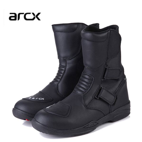 

arcx men's motorcycle waterproof boots motorbike protection gear shift racing motocross boots cruiser long-distance travel shoes