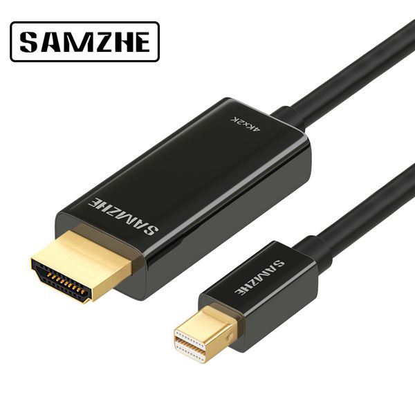 

samzhe mini displayport to hdmi cable adapter mini dp to hdmi converter cable thunderbolt adapter 4k