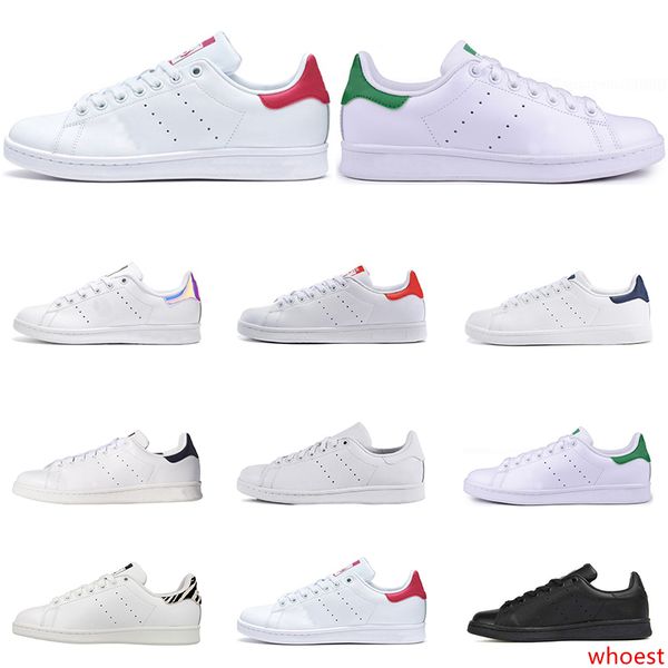 

2019 stan smith shoes brand men women black white red casual leather sports sneakers skateboard running shoes size 36-45
