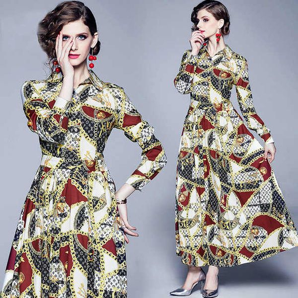 

womens designer dresses with printed fashion 2020 new brand women long sleeve dresses casual brief womens dress size yf204241, Black;pink