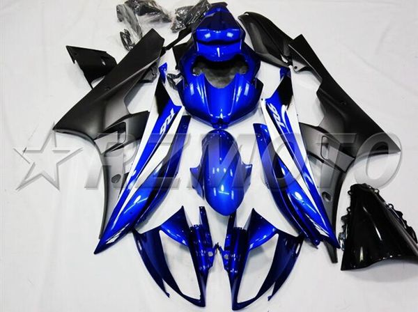 

4 gifts injection mold new abs motorcycle full fairings kit fit for yamaha yzf-r6 2006 2007 06 07 r6 bodywork set deep blue luster