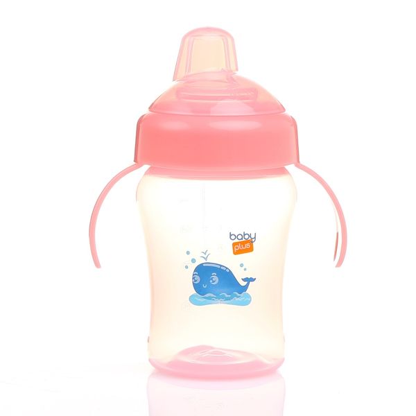 

ebebek baby&plus anticholic pp cup with handle 240 ml pink