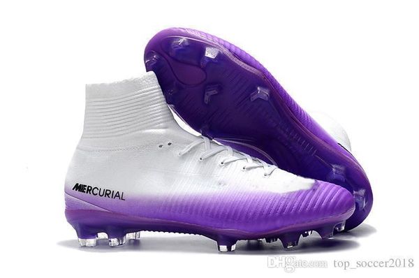 

purple purple white white original soccer cleats mercurial superfly v sx neymar soccer shoes cristiano ronaldo