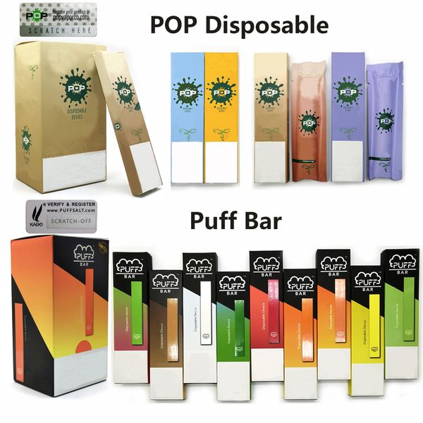 

СЛОЙКА BAR Одноразового Vape Pen 1,3 мл Бобы Пустых 20+ цветов с кодом безопасность Pop Одноразовой 1,2 мл устройства 10+ Colors