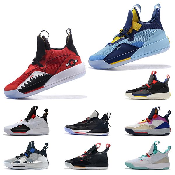 

air retro jordan 33 men women basketball shoes jumpman xxxiii black yellow green trainers sneakers size 5.5-12, White;red