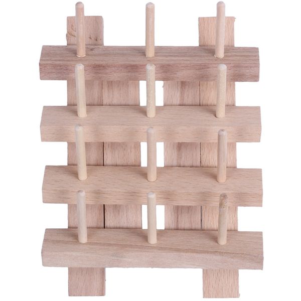 

12 катушка деревянная шпулька нитяная стойка и органайзер для шитья квилтинга вышивального ремесла