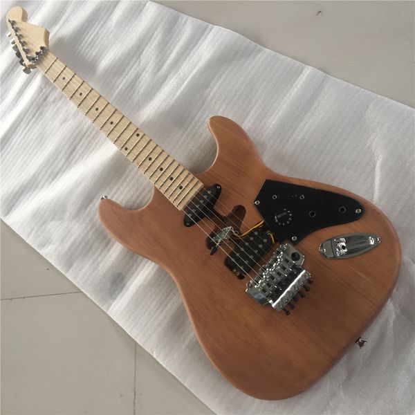 

electric guitar,st type electric guitar, mahogany body with quilted maple top