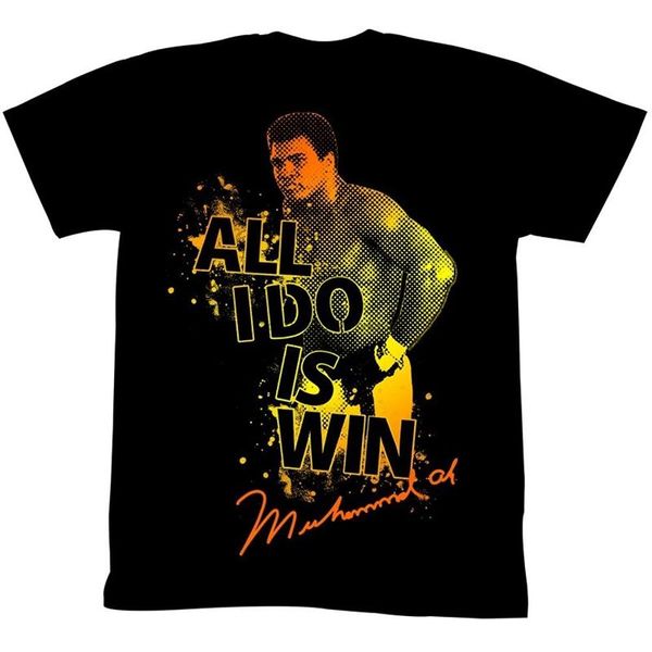 

muhammad ali boom boom pow t-shirt tee, White;black