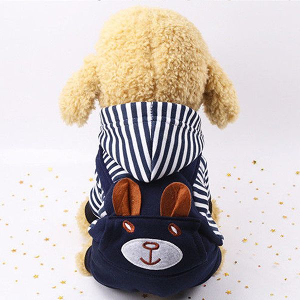 

small dog clothes puppy clothing pet warm hoodie for chihuahua cotton polyester