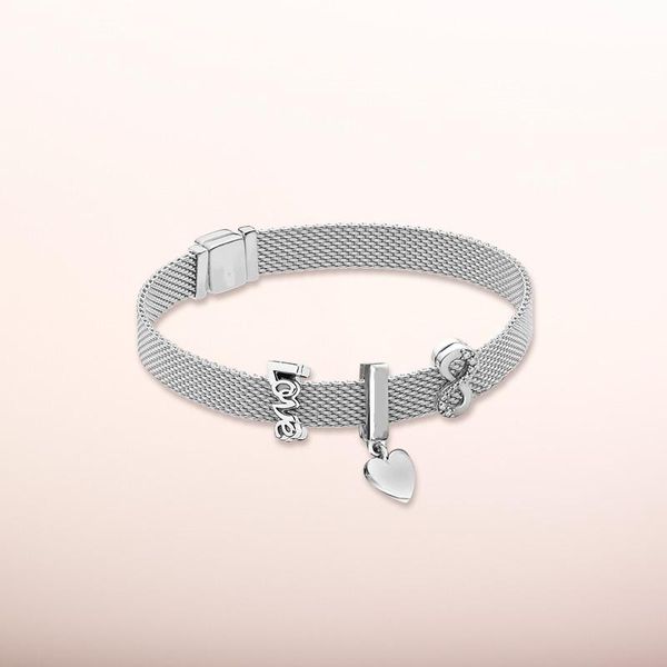

925 sterling silver rose reflection logo clip charm reflection crown clip eternal charm for pandora style bracelet set, Golden;silver