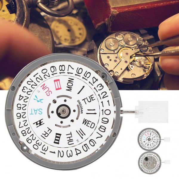 

stylish simple quartz watch movement with date display watch wristwatch repair replacement accessory tool for watchmakers