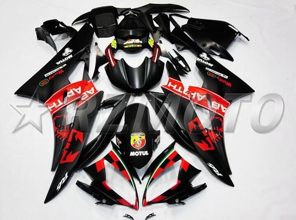 

4 gifts injection mold new abs motorcycle full fairings set fit for yamaha yzf-r6 2006 2007 06 07 r6 bodywork set black red