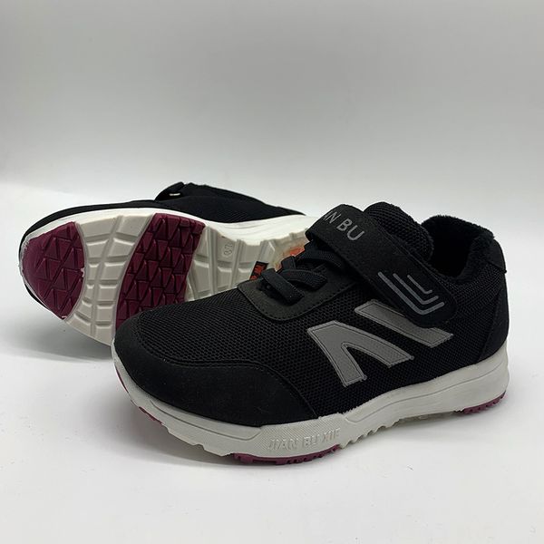 

new breathable soft bottom non-slip casual shoes for the elderly cotton shoes, Black