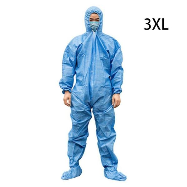 

1pc painting decor polishing laboratory protector work suit disposable overalls