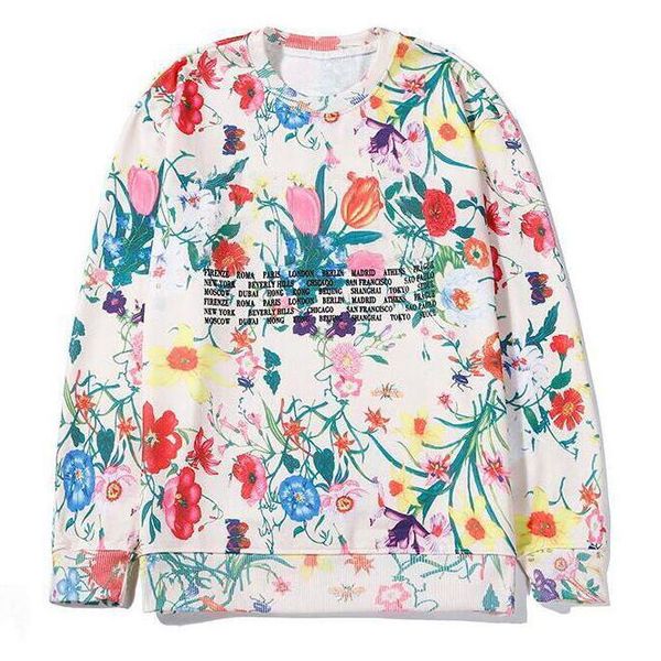 

mens designer sweaters hoodies sweatshirts for mens hoodi with floral printting winter luxury designer streetwear jogger clothing, Black