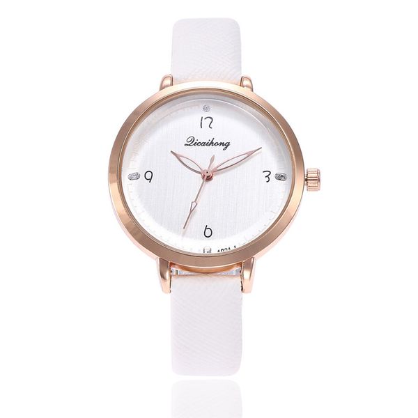 

fashion new women's watch cute style lady leather watches lady girl dress relogio analog quartz vogue wrist watches 2019, Slivery;brown