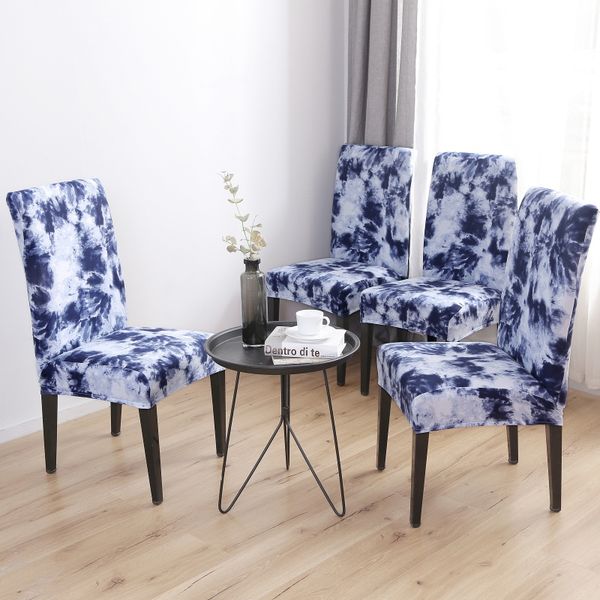 

stretch short chair covers elastic slipcover with graffiti printed pattern chair seat protector cover housse chaise assise
