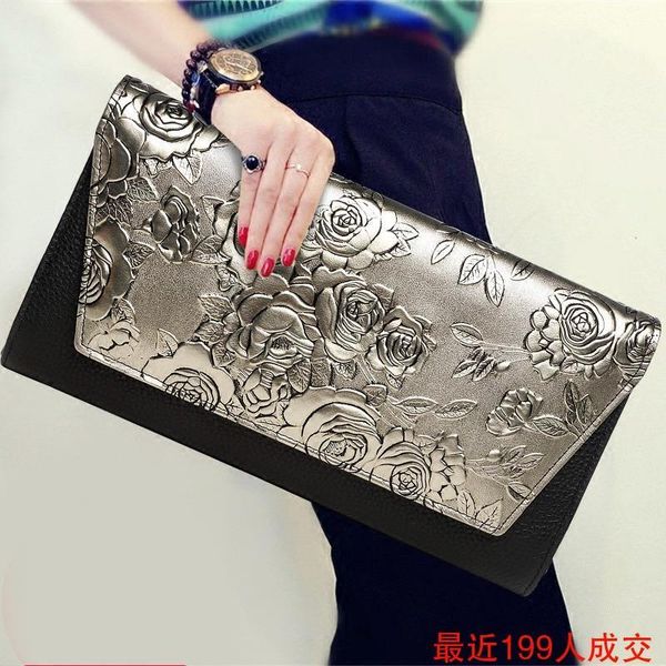 

2020 высокое качество воловьей кожи мода женская сумка крокодил шаблон конверт сумка женская мода банкетный мешок кожаный клатч плечо 002dd