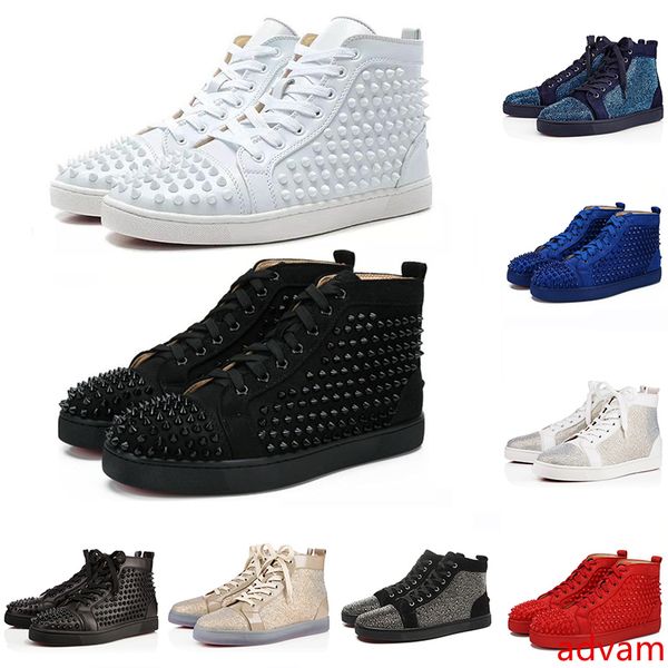 

2019 ace luxury designer brand studded spikes flats casual shoes shoes for men and women party lovers genuine leather sneakers