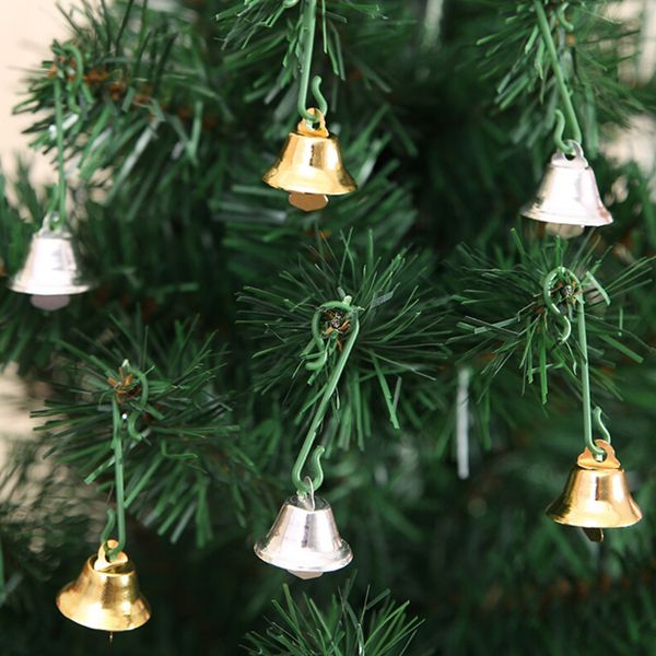 

10pcs metal bells small bell jewelry ornaments christmas decoration pendants diy christmas tree bells navidad